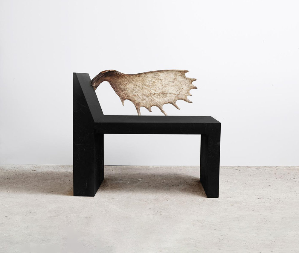 Tomb Chair Basalt Right | Carpenters Workshop Gallery